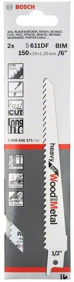 

Набор оснастки для электроинструмента Bosch 2608656271 (2 предмета)