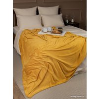 Плед Tex Republic Absolute Однотонный Фланель 150x200 31555 (желтый)
