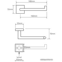 Держатель для туалетной бумаги Bemeta Beta 132212032
