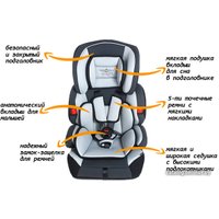 Детское автокресло Martin Noir Pioneer (фиолетовый)