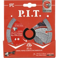 Отрезной диск алмазный  P.I.T. ACTW03-G125A