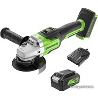 Угловая шлифмашина Greenworks GD24AGK4 3200207UB (с 1-м АКБ 4Ач)