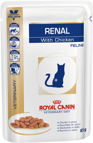 

Пресервы Royal Canin Renal (курица) 0.085 кг