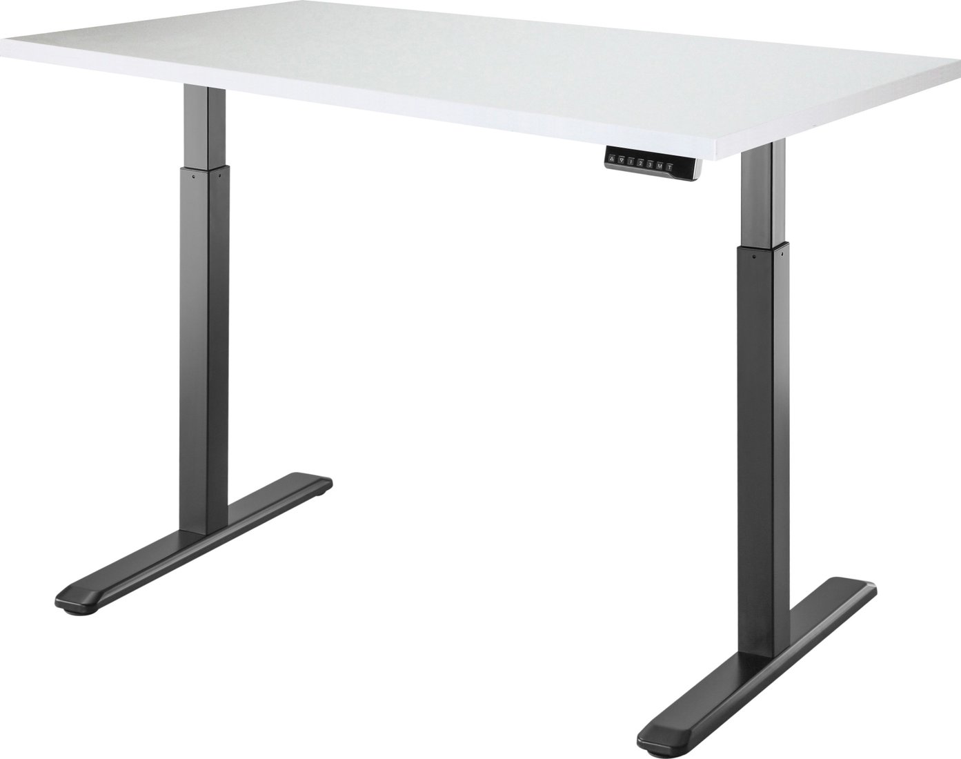 

Стол для работы стоя ErgoSmart Electric Desk 1360x800x36 мм (альпийский белый/черный)