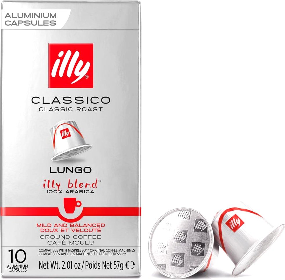 

Кофе в капсулах ILLY Lungo Classico 10 шт