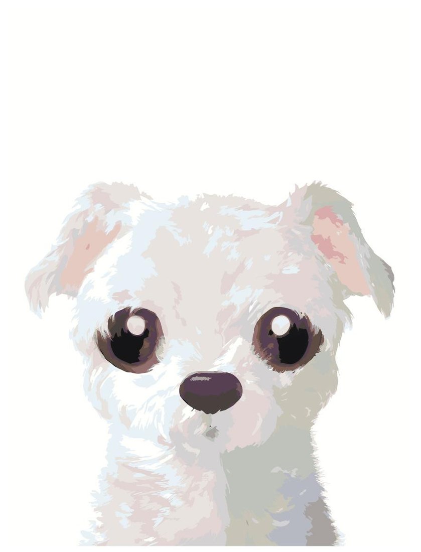 

Картина по номерам SLAVINA Милый щенок A585