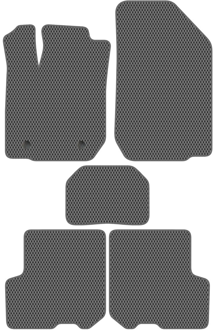 

Комплект ковриков для авто Alicosta Renault Logan II (седан) 2014 - Н.В. (серый, ромб)