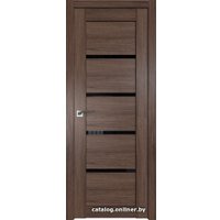 Межкомнатная дверь ProfilDoors 2.09XN L 90x200 (салинас темный, стекло черный триплекс)