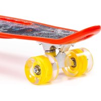 Скейтборд Полесье 89588 59 см (красный/желтый)