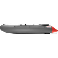 Моторно-гребная лодка Roger Boat Trofey 3100 (без киля, графит/красный)