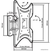 Кронштейн для телевизора Tuarex ALTA-202