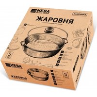 Жаровня Нева металл посуда (НМП) Каменная черный гранит 186540
