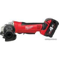 Угловая шлифмашина Milwaukee HD18 AG125-402C 4933441507 (с 2-мя АКБ, кейс)