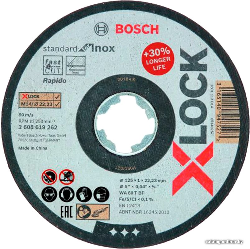 Отрезной диск Bosch 2608619262