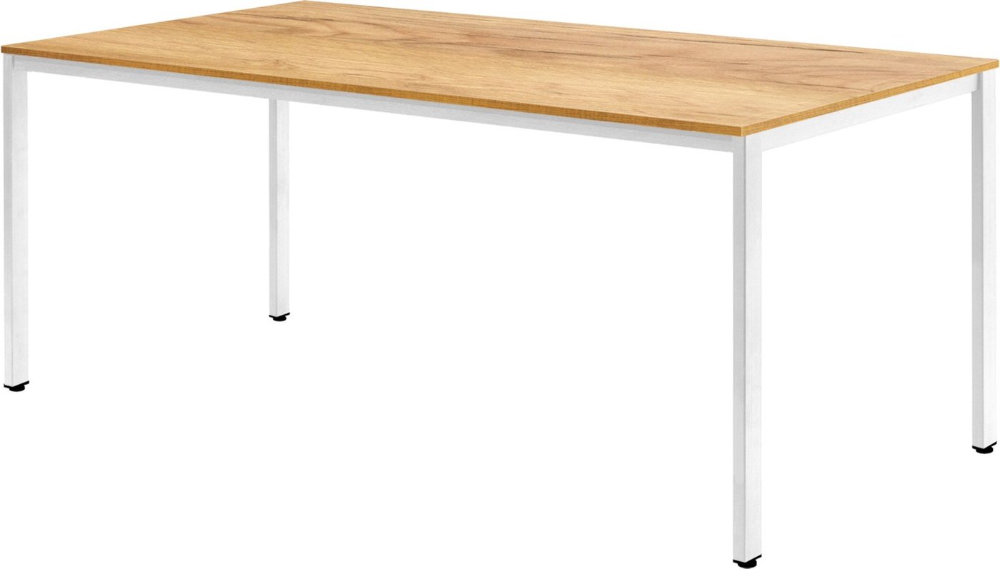 

Кухонный стол Millwood Сеул 180x80x75 (дуб золотой Craft/металл белый)