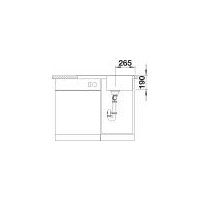 Кухонная мойка Blanco Sona 45 S 525970 (черный)