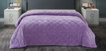 Покрывало Luxor QV 17-3612 велюр (220x240, amethyst)
