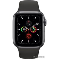 Умные часы Apple Watch Series 5 40 мм (алюминий серый космос/черный спортивный)