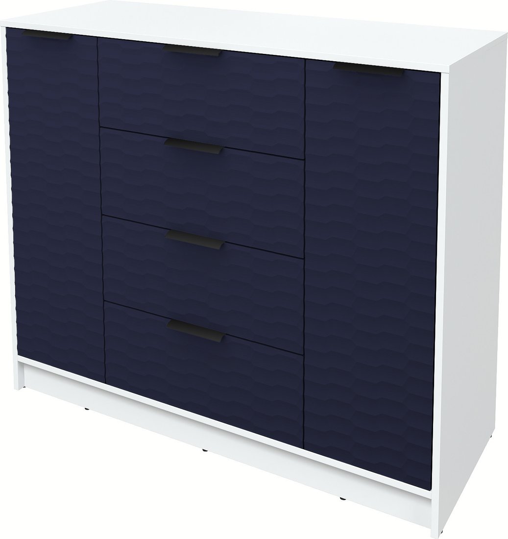 

Тумба Интерлиния Концепт Зодиак КТ-Т120 (белый платинум/индиго)