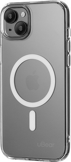 

Чехол для телефона uBear Real Mag для iPhone 15 Plus (прозрачный)