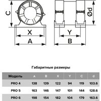 Осевой вентилятор ERA Pro 4