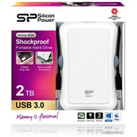 Внешний накопитель Silicon-Power Armor A30 2TB White (SP020TBPHDA30S3W)