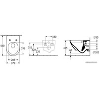 Унитаз подвесной Villeroy & Boch Subway 3.0 4670TS01