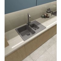 Кухонная мойка GranFest QUARZ Z-21K (темно-серый)