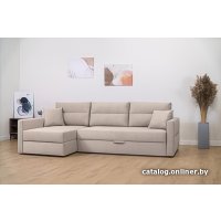 Угловой диван Mio Tesoro Лира угловой левый (Velutto 04)