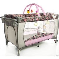 Манеж-кровать ForKiddy Arena lux 2020 (розовый)