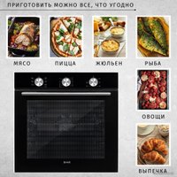 Электрический духовой шкаф ZorG BE7 (черный)