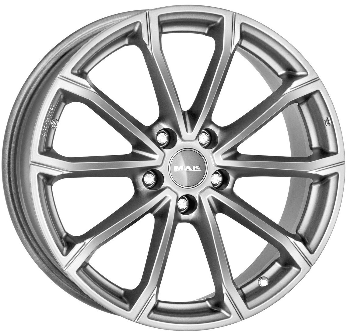 

Литые диски MAK DaVinci 18x7" 5x114.3мм DIA 66.1мм ET 40мм Light Titan