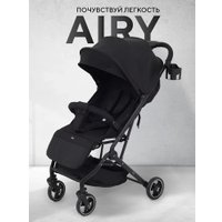 Коляска прогулочная «книга» MOWbaby Airy MB201 (black)