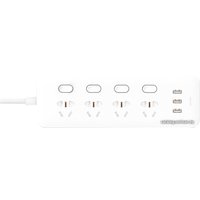 Удлинитель Xiaomi Mi Power Strip 4 (3 USB, белый, китайская версия)