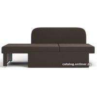 Тахта Stolline Кларис 18 (коричневый/подушки ромб коричневый)
