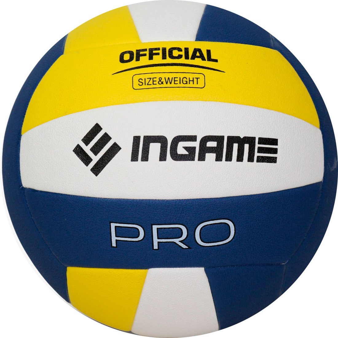 

Волейбольный мяч Ingame Pro MS-912 (5 размер, белый/синий/желтый)