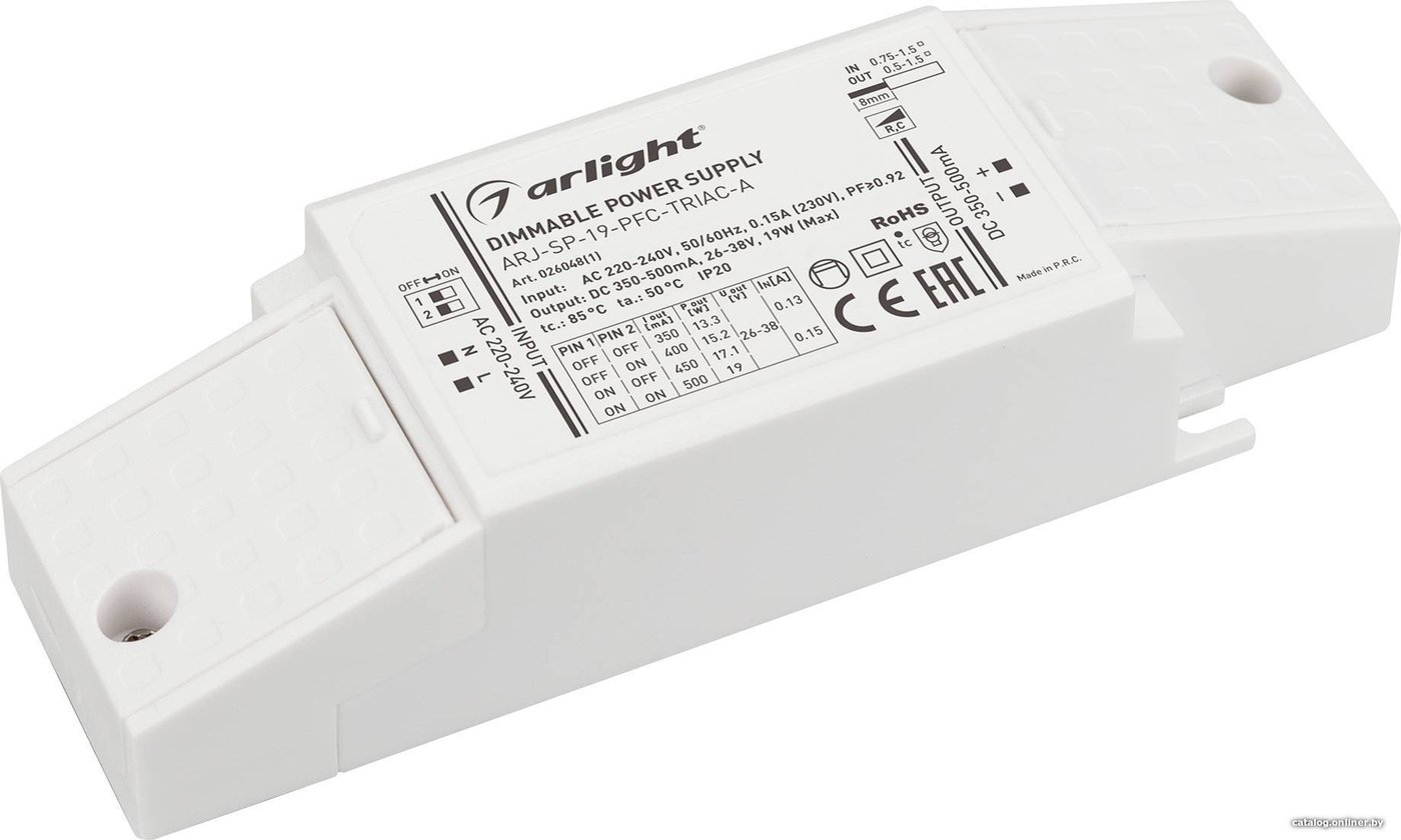 Блок питания Arlight ARJ-SP-19-PFC-TRIAC-INS 026048(1)