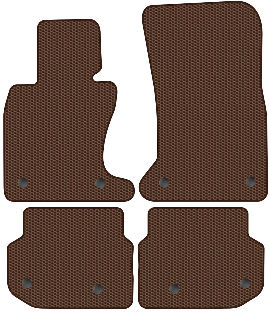 

Комплект ковриков для авто Alicosta BMW 5-Series VI (седан 4WD, универсал 4WD / F10, F11) 2009 - 2013 (коричневый, сота)