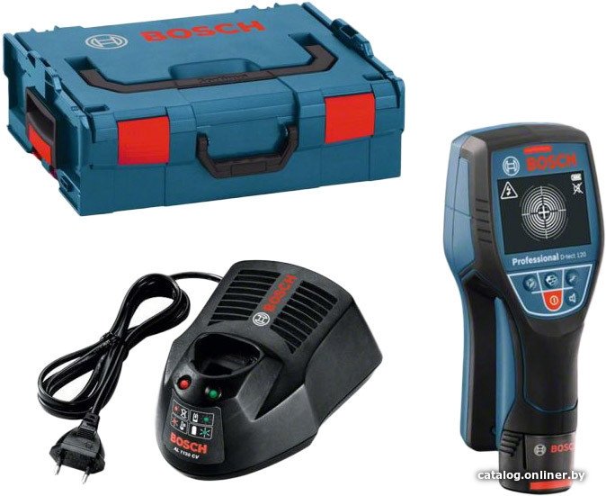 Детектор скрытой проводки Bosch D-tect 120 Professional 0601081301 (с АКБ и кейсом)