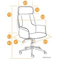 Офисное кресло TetChair Charm (бежевый/коричневый)