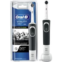 Электрическая зубная щетка Oral-B Vitality 100 PureClean D100.413.1 (черный/белый) 4210201391630