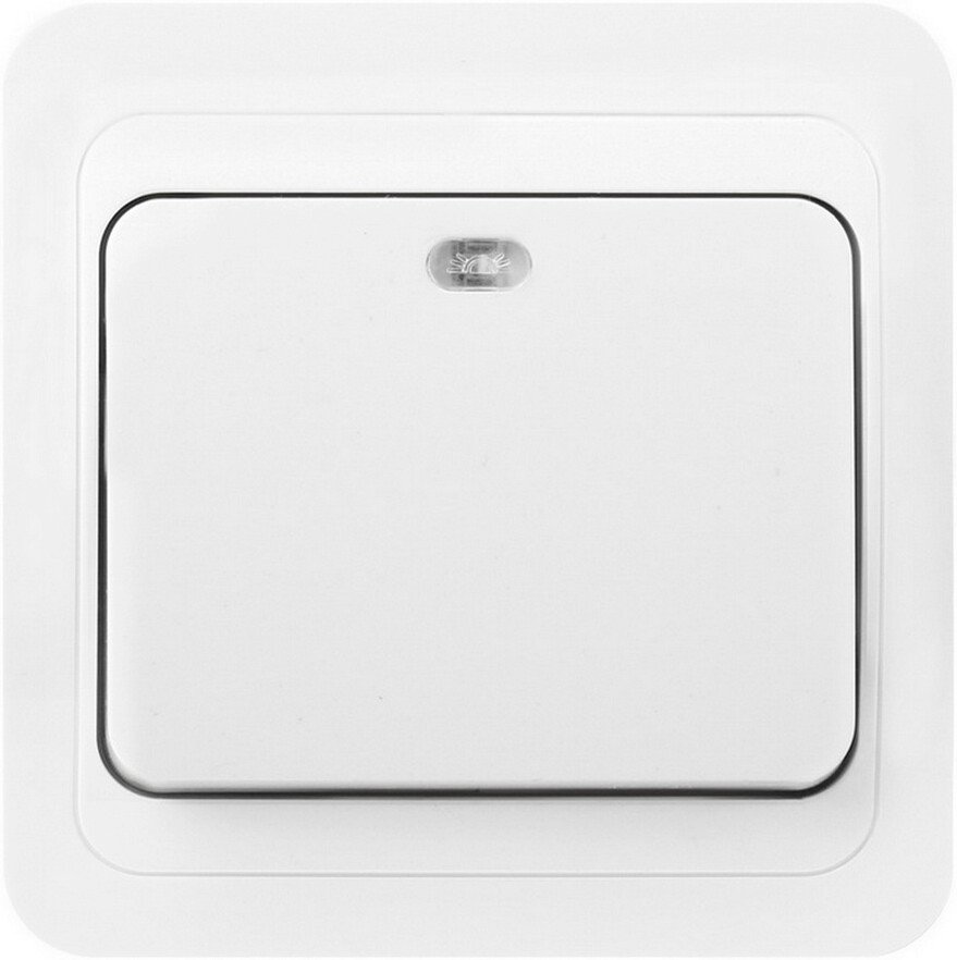 Выключатель SmartBuy Марс SBE-02w-10-SW1-1-c