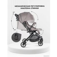 Коляска прогулочная «книга» Farfello Comfy Go Comfort CG-002 (серый/бежевый)