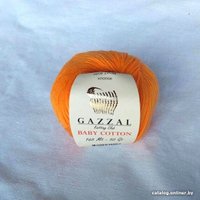 Пряжа для вязания Gazzal Baby Cotton 3416 50 г 165 м