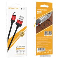 Кабель Borofone BX28 microUSB 1 м (красный)