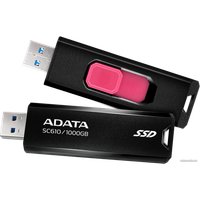 Внешний накопитель ADATA SC610 1TB SC610-1000G-CBK/RD