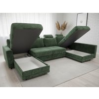 П-образный диван ПетраМебель Верона Люкс (зеленый)