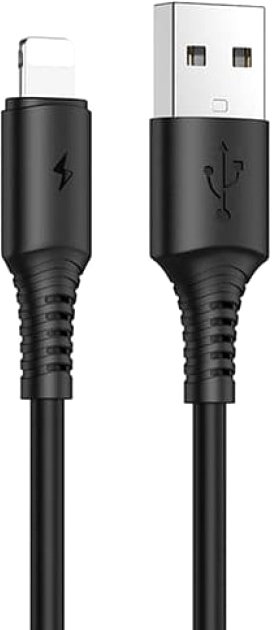 

Кабель Borofone BX47 USB Type-A - Lightning (1 м, черный)