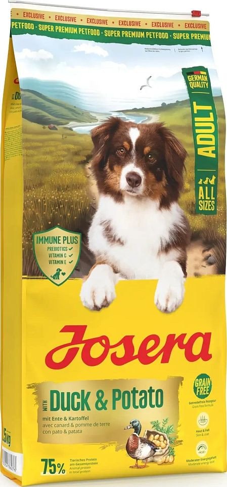 Сухой корм для собак Josera Adult with Duck&Potato 12.5 кг