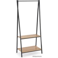 Стенка Millwood Сканди 5 64x40x170 (дуб золотой Craft/металл черный)